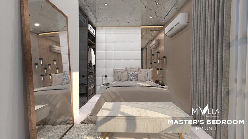 1BR Master's Bedroom